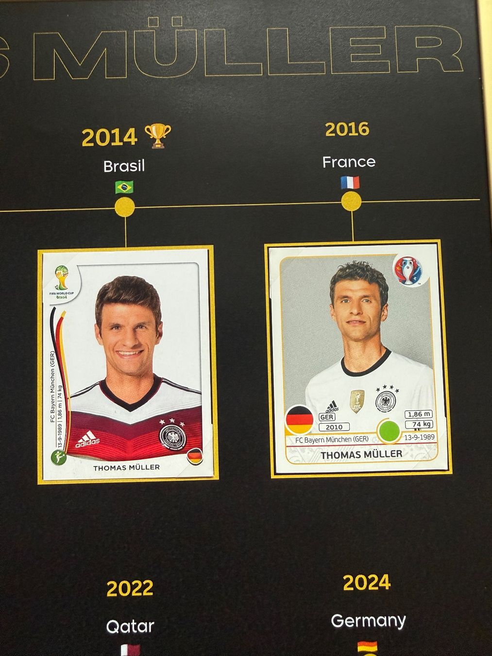 Panini Carte collezionabili: Panini-Plakat Thomas Müller – Nuovo (secondo la descrizione) da Stettlen venduto da DieTaube2.0 2