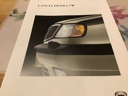 Lancia Dedra SW Faltprospekt 8 Seiten 1994