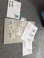 Timbres suisses: Fr.1.- Fr.0.60 et enveloppes illustrées
60
