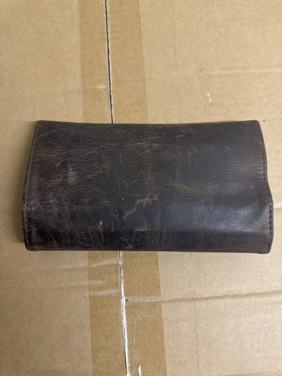 Portafogli: Comarr Tobacco Pouch Wallet Brown Leather Used – Usato da Riehen venduto da Top-Quality 5