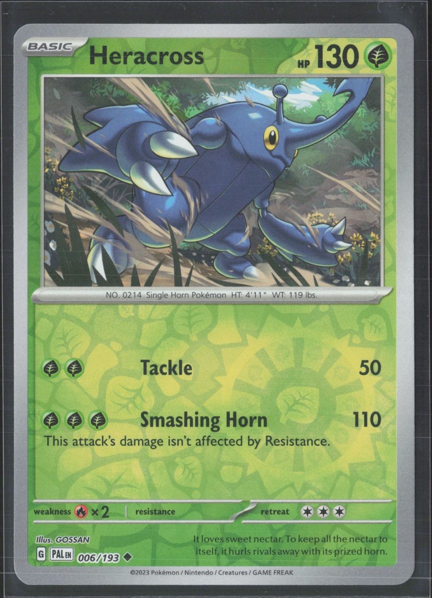 Pokémon Carte collezionabili: POKÉMON / Heracross / Paldea Evolved / Reverse 🇺🇸 – Usato da Herzogenbuchsee venduto da TCG-High-Quality