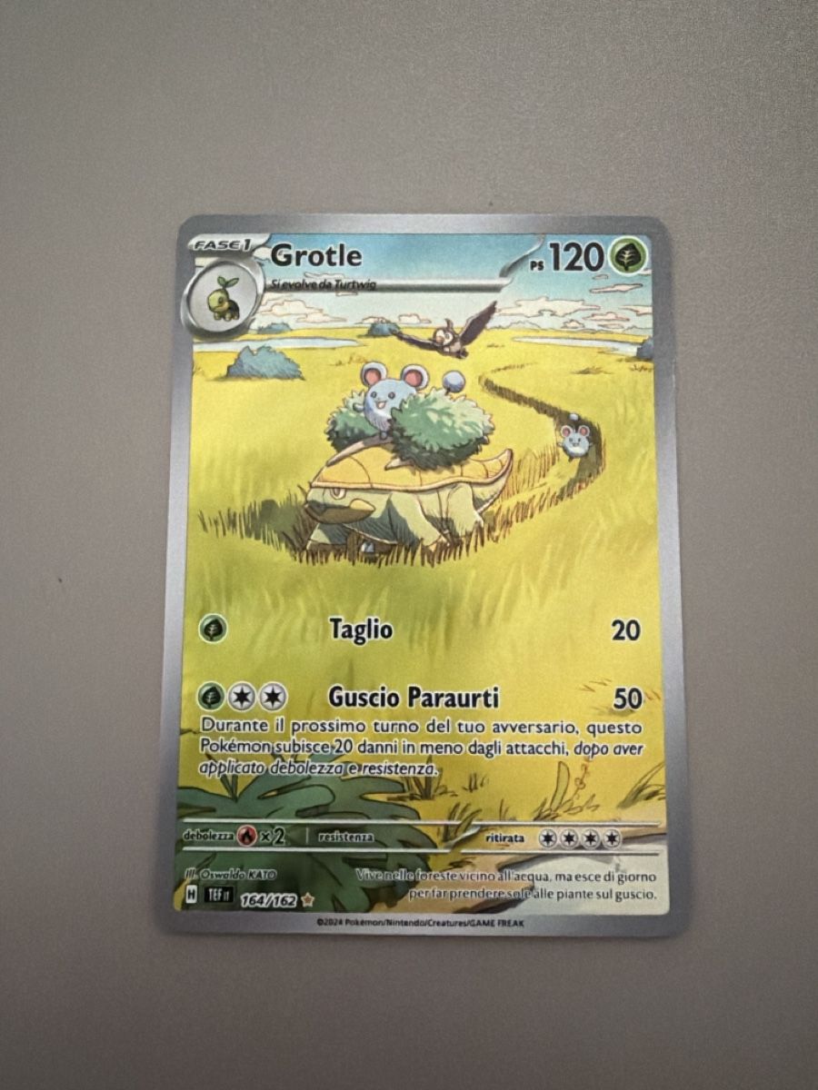 Pokémon Sammelbilder & Trading cards: Grotle 164/162 NM – Gebraucht aus Cadro von rarecandycustoms