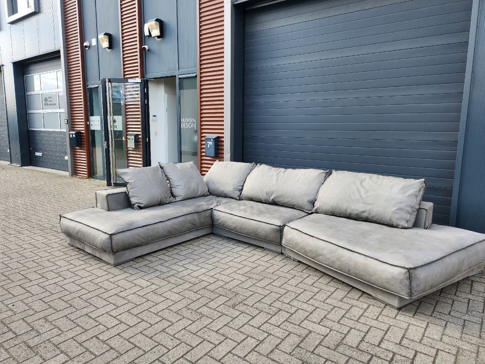 Baxter Budapest Soft leder Sofa by Paola Navone (Gebraucht) in