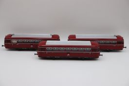 DB Schienenbus 3-teilig VT98 VS98 VB98 Trix H0