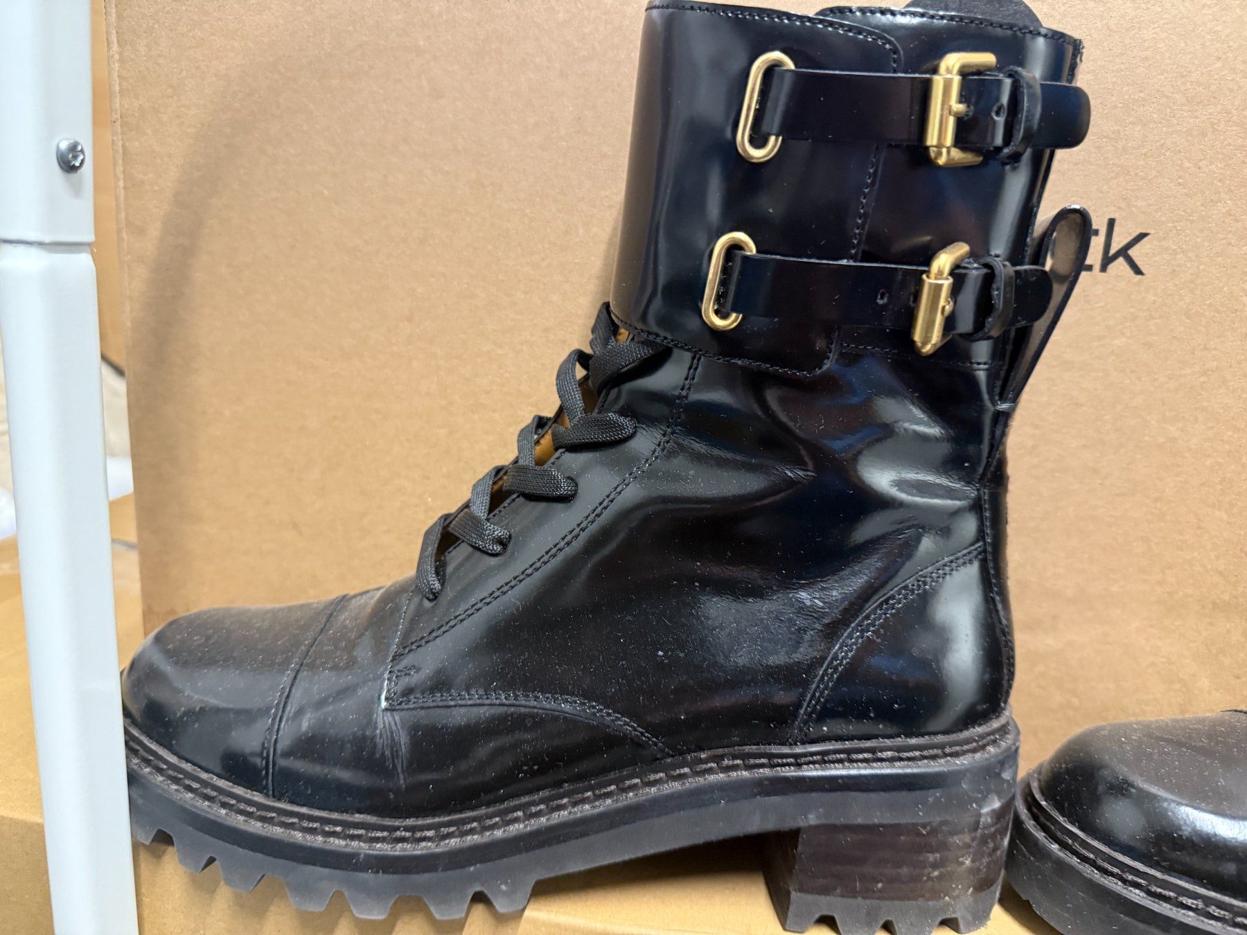 Chloé Scarpe da donna: SEE BY CHLOÉ Schnürboot "Mallory" schwarz – Usato da Cham venduto da Friera 1