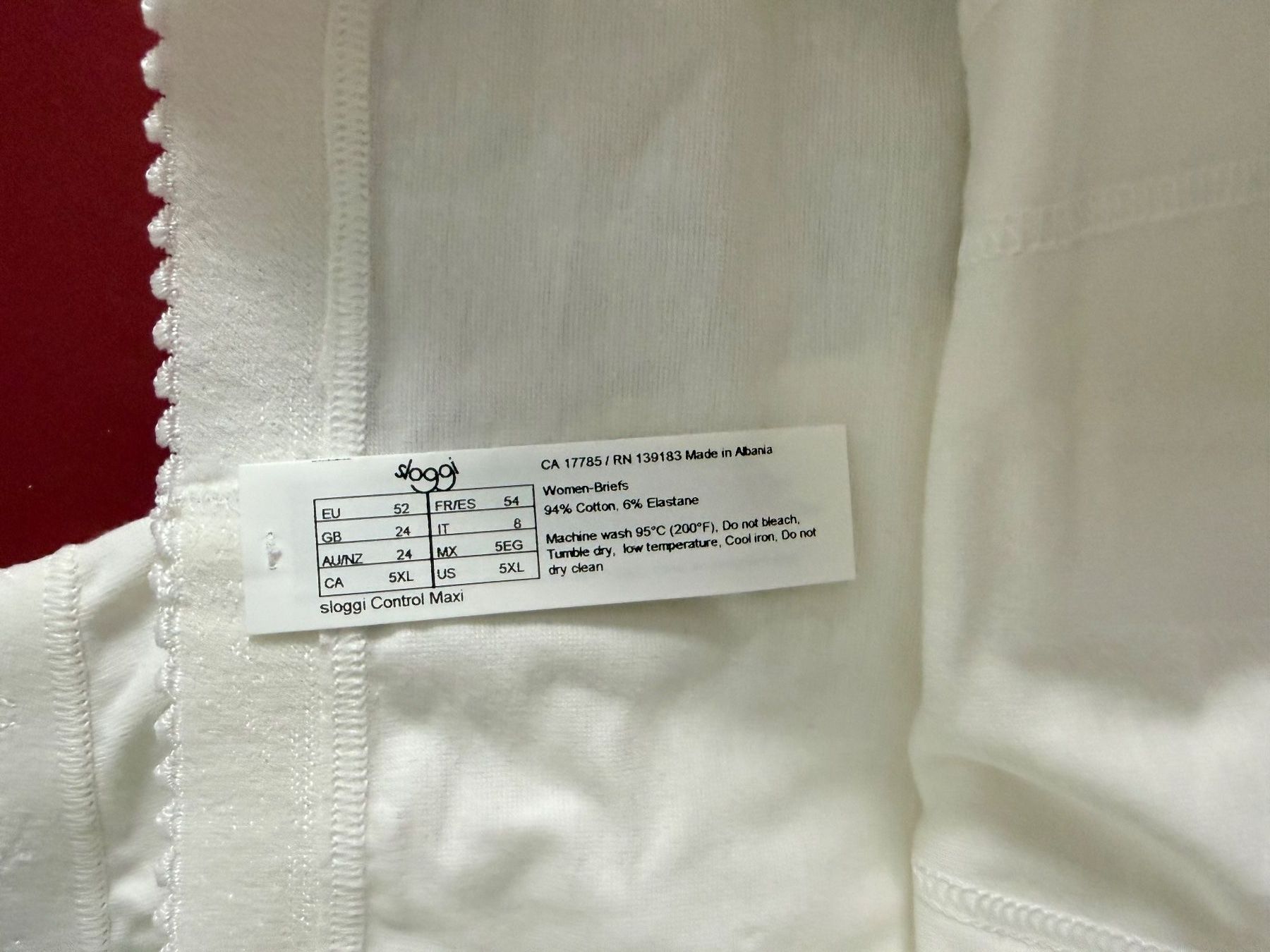 Sloggi Altra biancheria intima: SLOGGI, Slip MAXI CONTROL, Grösse 52, 2 Stück in Weiss – Nuovo e nell'imballaggio originale da Rudolfstetten venduto da gst_g7xl 4