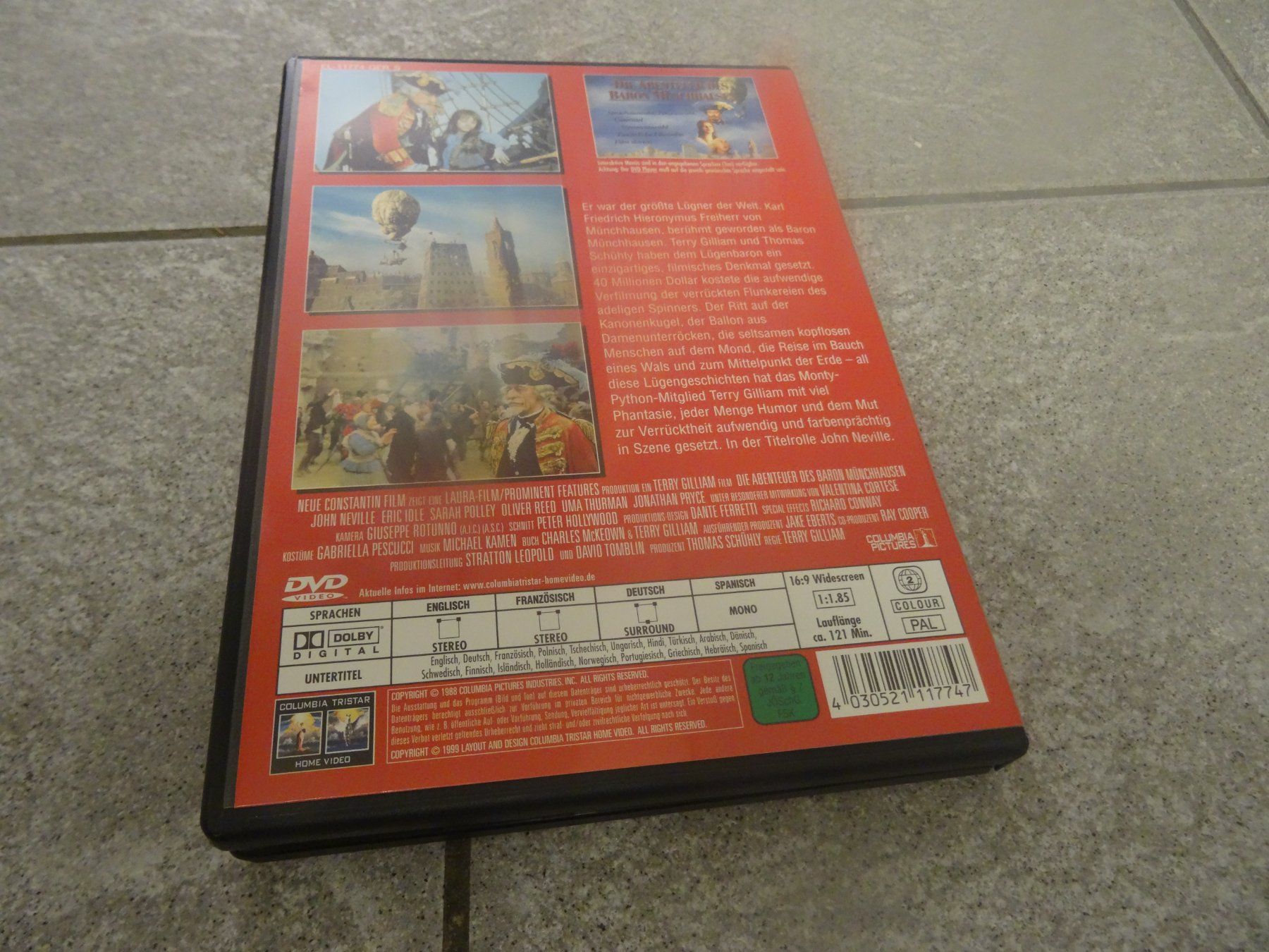 Tutti i DVDs: Die Abenteuer des Baron Muenchhausen DVD – Usato da Olten venduto da Disc-Verkauf 2