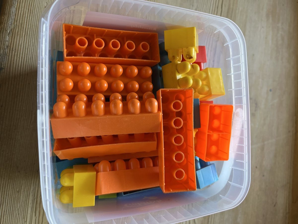 Giochi: Bausteine XXL Konvolut in Box – Usato da Escholzmatt venduto da Stern777