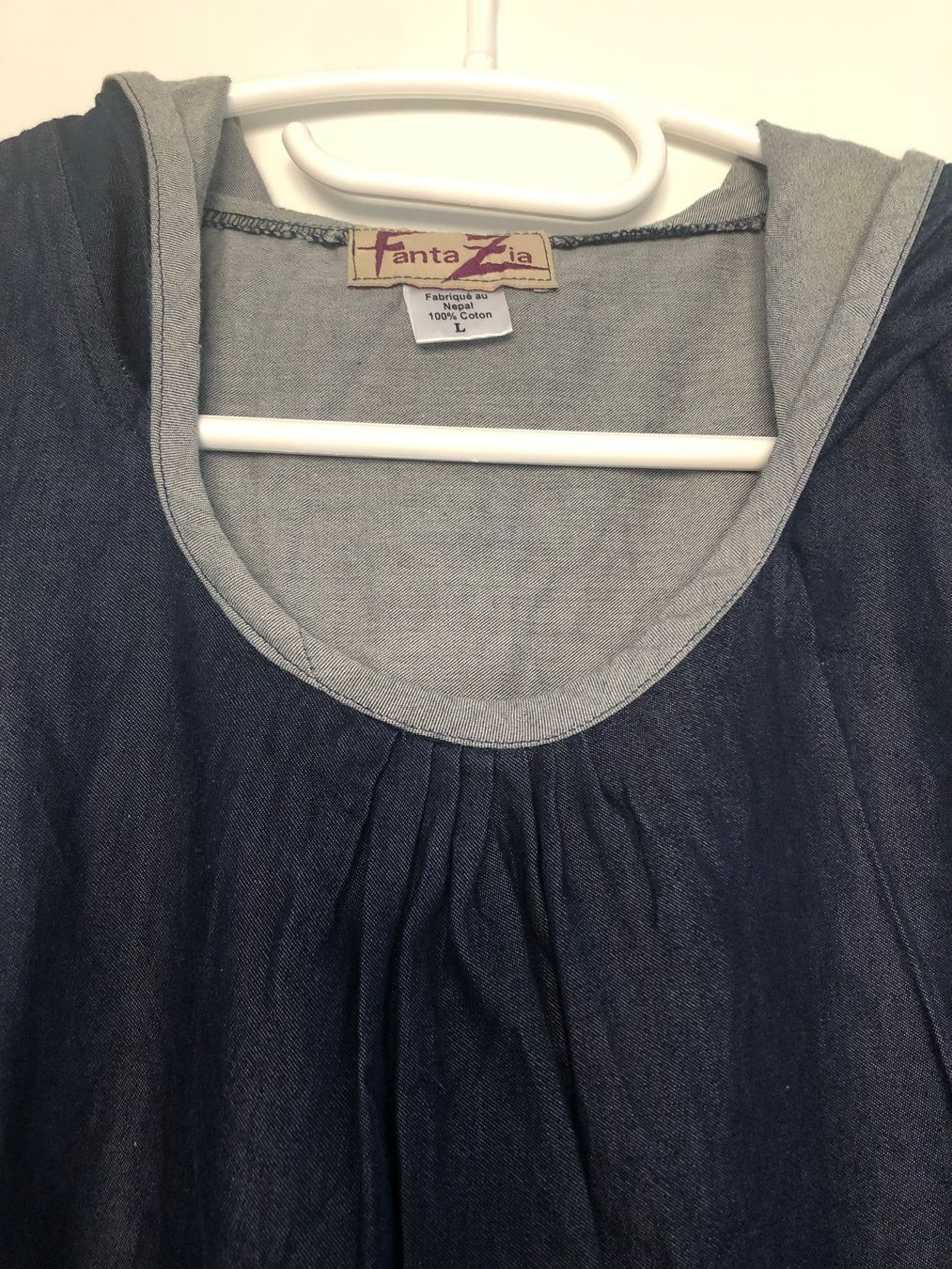Tuniche: Tunique asymétrique en coton taille M – Nuovo (secondo la descrizione) da Le Crêt-p-Semsales venduto da staglione69 1