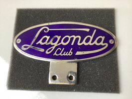 Vintage Auto Emblem/Signet/Plakette "LAGONDA CLUB“ Email TOP