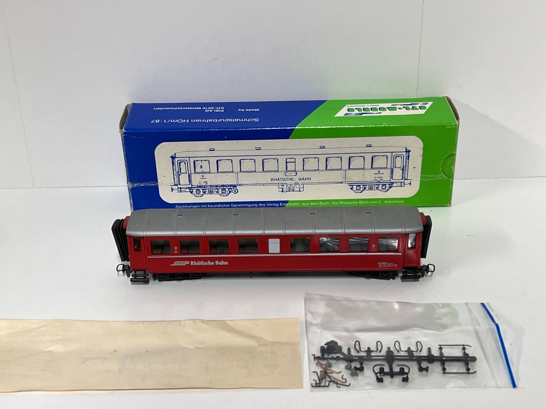 Trains électriques: STL - MODELS Rhätische Bahn B 2225  H0m – D'occasion à Neuenhof par ludovicco