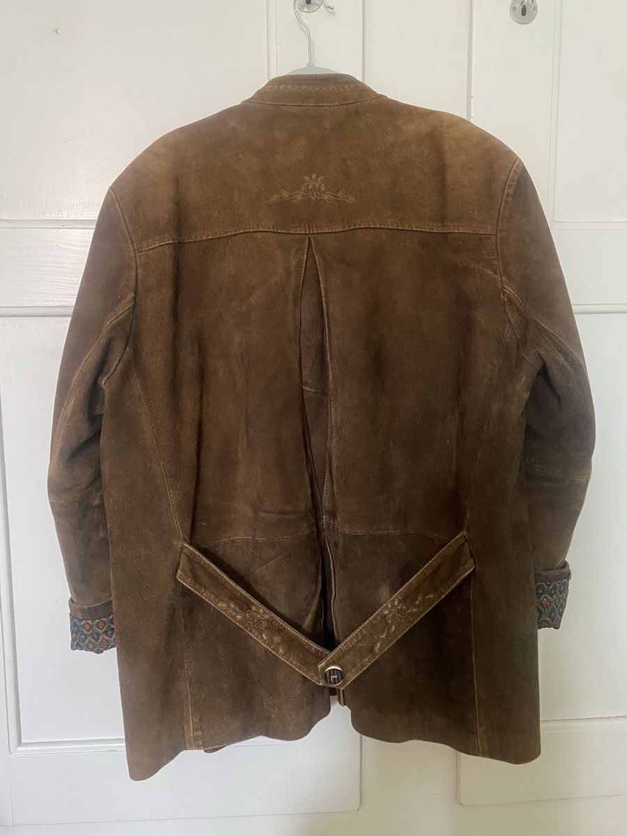 Vestes: Brown suede jacket vintage  – Neuf (Voir description) à Bern par alexjop 6