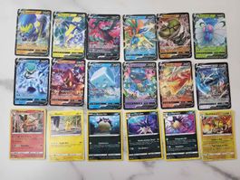 18 Pokemon Karten V Set