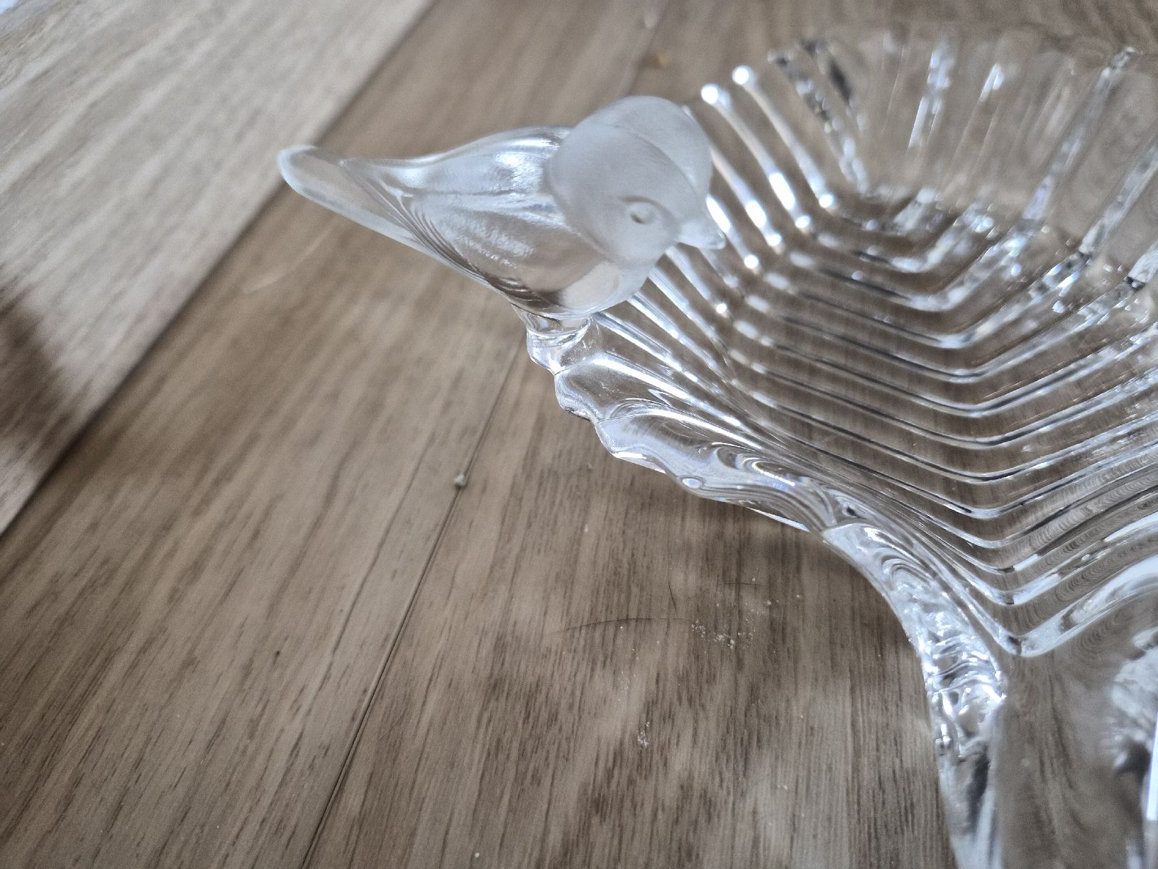 Piatti di portata: Vide poche en forme de feuille avec oiseau  – Usato da La Joux FR venduto da car_ck96 1