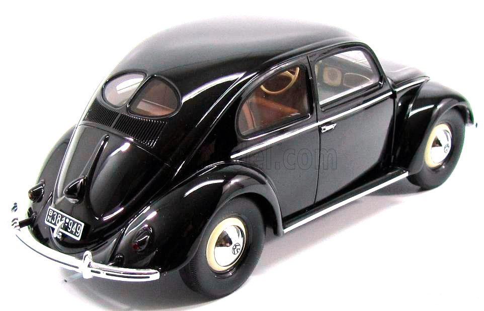 Minichamps Modellini d'auto: 1949 Volkswagen Käfer, Schwarz, 1:18 – Nuovo e nell'imballaggio originale da Lenk im Simmental venduto da trampeltier61 2