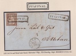 PFAFFNAU  Kastenstempel !! selten !!