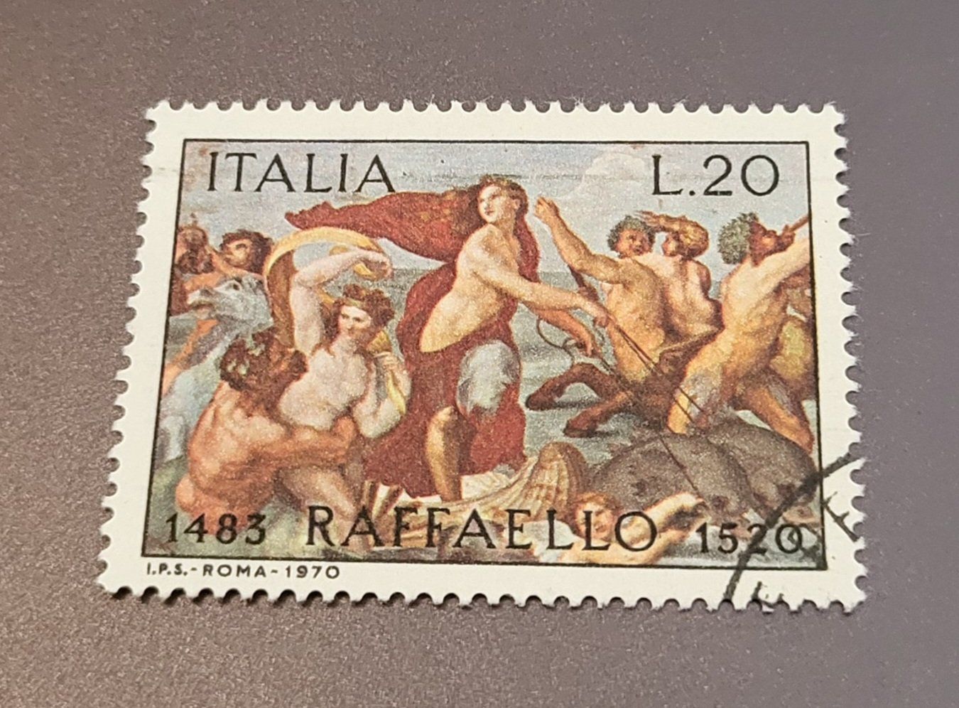 Alle Briefmarken: Italien 1970 Triumph von Galatea – Gebraucht aus St Gallen von Stampsalshobby