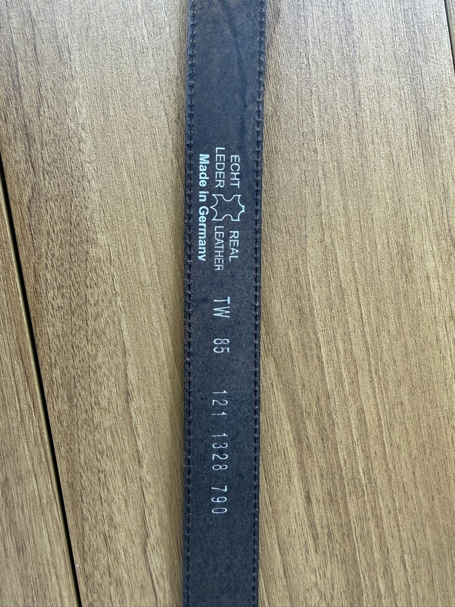 Gürtel: Gürtel Leder Schwarz Grösse 85, NEU – Neu (gemäss Beschreibung) aus Sursee von Since1975 1