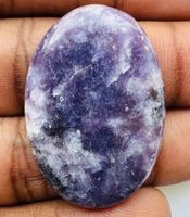 Cabochon - L-6789 – Lepidolith - 35X24X4mm 41.35 Karat