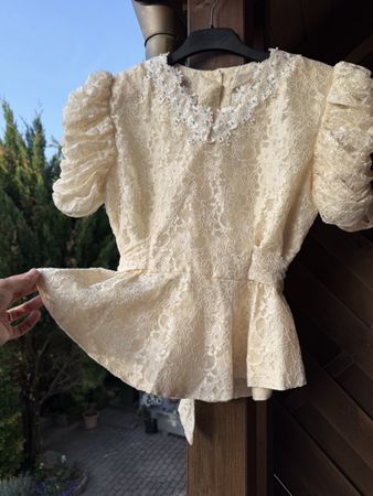 Vintage By-Ten Bluse Spitze