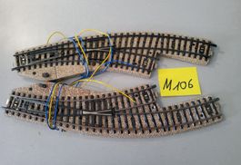 🚂Märklin M-Bogenweichen links & rechts H0🚂