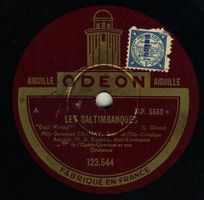 Germaine Cernay SALTIMBANQUES Odeon 78 tours Shellac 1930