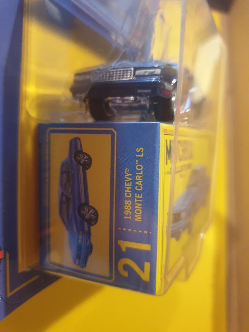 Matchbox Modellini d'auto: Matchbox 1988 CHEVY MONTE CARLO LS – Nuovo e nell'imballaggio originale da Oftringen venduto da Rotor 5