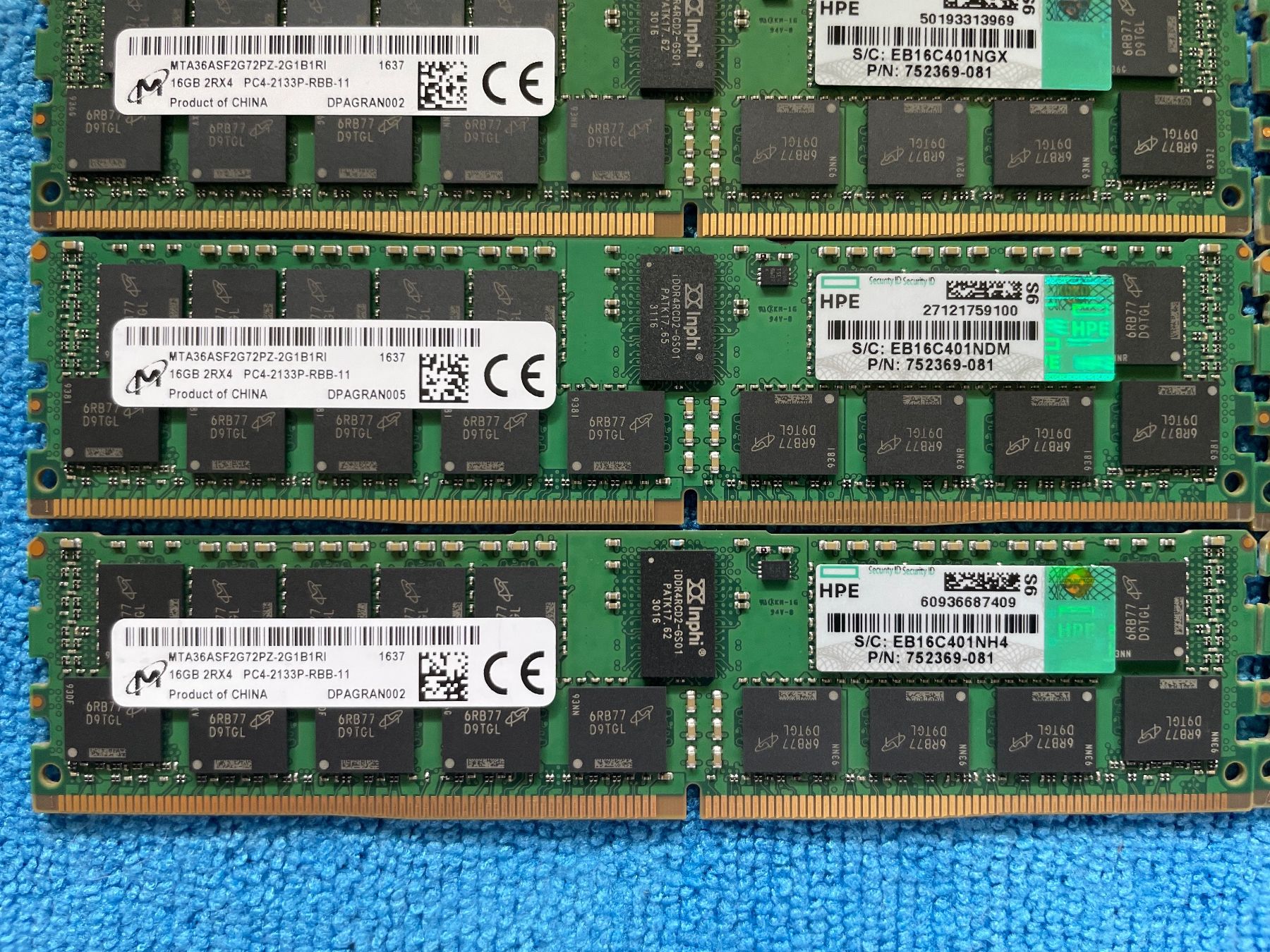 Memoria / RAM: DDR4 16GB (Server) 16Stk. – Nuovo (secondo la descrizione) da Abtwil sg venduto da Kueng.MultiOutlet 2
