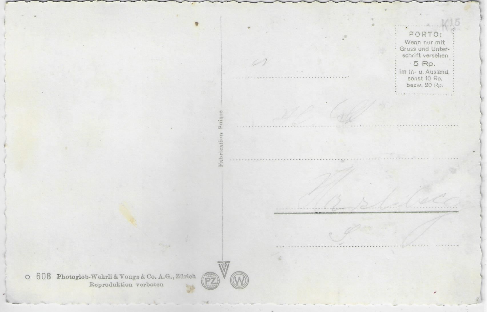 Cartoline postali: Glarus - Volksgarten und Hotel – Usato da Ettingen venduto da Kartenplanet 1