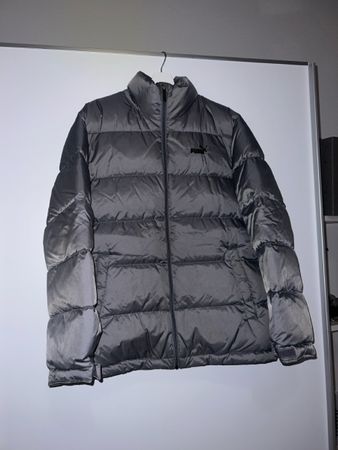 Puma Daunenjacke Gr. M, Winterjacke, Grau