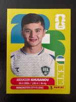 Abdukodir Khusanov UZB 9 Panini FIFA World Cup 2026