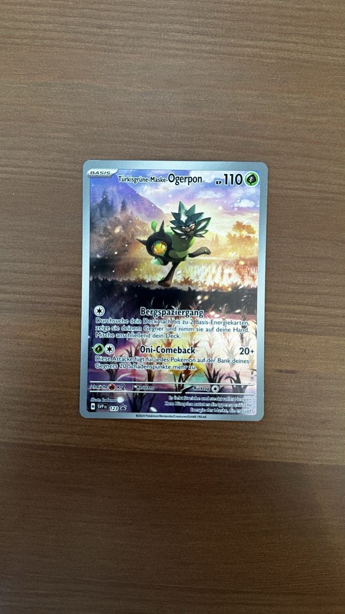 Pokémon Carte collezionabili: Teal mask Ogerpon – Usato da Zollikofen venduto da Pasfah