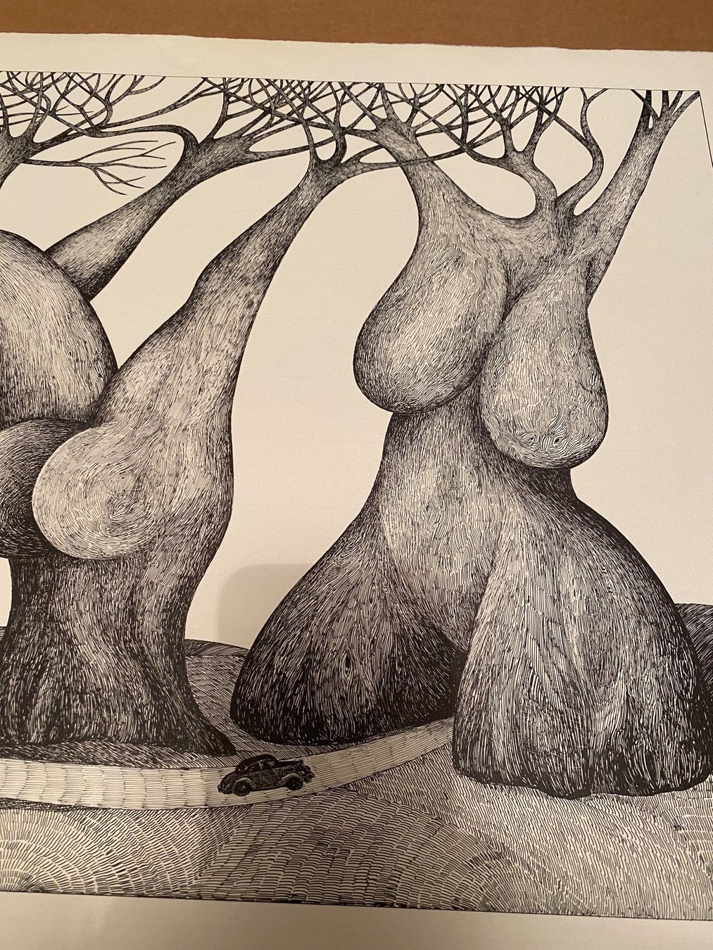 Grafiken & Lithographien: Wunderschöne Surrealistische Grafik H.D.Krüger – Gebraucht aus Münchwilen TG von Mercurius63 2