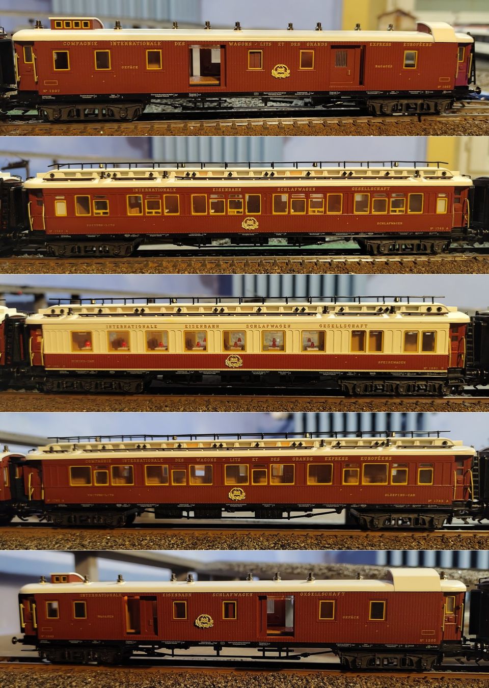 Märklin Modellini di ferrovie: Märklin 42754 Train de luxe CIWL Balkans éclairé – Usato da Bevaix venduto da matt_opp 1
