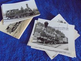 30 Ansichtskarten mit Historischen Dampflock