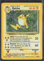 POKÉMON / Raichu / Base Set / 1Fr.! 🇩🇪
