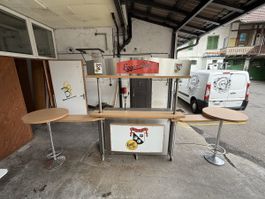 Top Zustand: Mobile Bar mit Kühlung