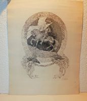 Rausverkauf - Kunst Litho antik v Wiener Künstler