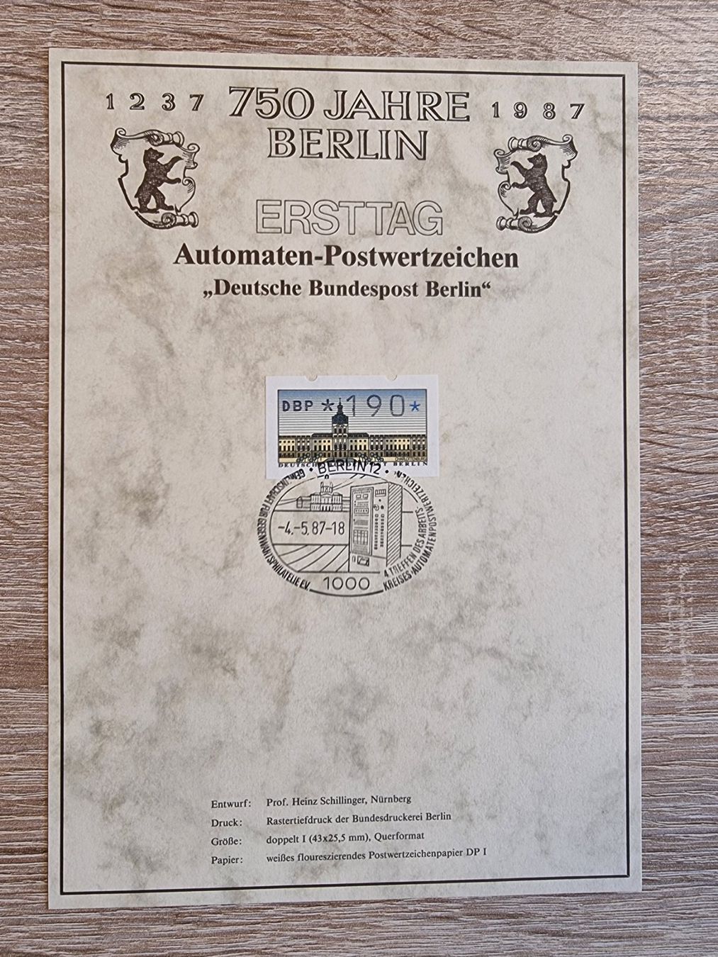 Tutti i francobolli: 2 FDC + 1 Ersttagsblatt Automatenmarken BRD – Usato da Buchen venduto da Jonny58 3