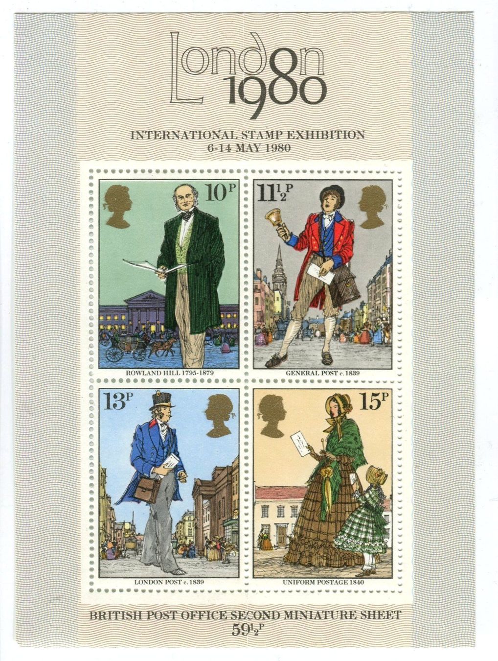 Tous les timbres: Block "Briefträger". England. – Neuf avec emballage d'origine à Basel par Butsch5