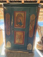 Biedermeier Schrank bemalt  Sakral Maria Mutter Gottes Motiv