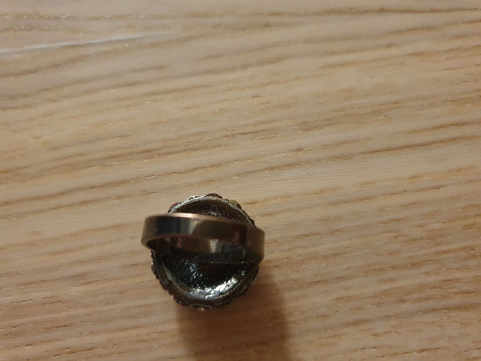 Anelli: Schicker Vintage Ring, Strass, Gr. 62 – Usato da Thun venduto da Reb80 3