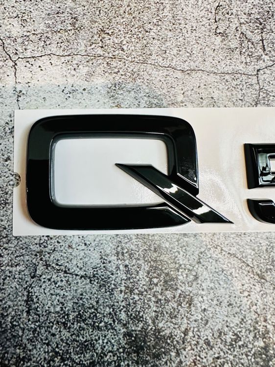 Audi A7 Original Audi Quattro Schriftzug Emblem Logo Clip Kühlergrill Audi Logo Schwarz