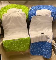 Unterlagen Kinderwagen und Autositz/ Fusssack  