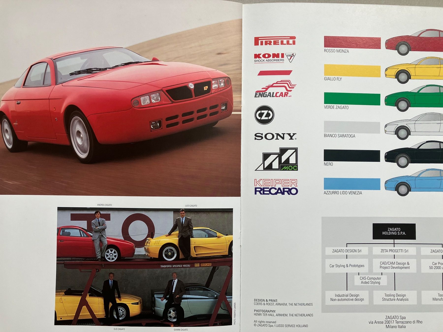 Zagato Automobili: Zagato Hyena - Originalprospekt – Nuovo (secondo la descrizione) da Malans GR venduto da Chueche427 5