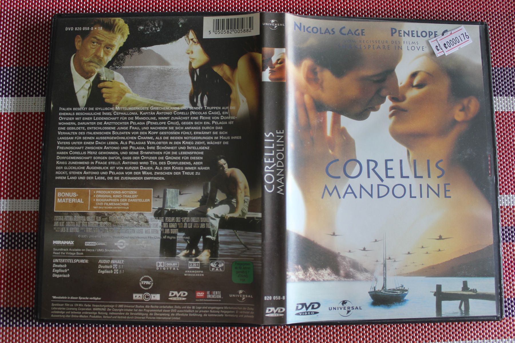 Tutti i DVDs: Corellis Mandoline von John Madden | DVD | – Usato da Geroldswil venduto da schlumpf1969