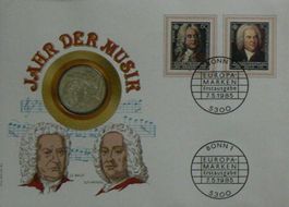 Numisbrief Jahr der Musik Münze