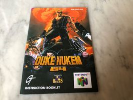 ANLEITUNG FÜR DUKE NUKEM 64 NINTENDO 64