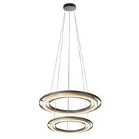 LED Pendelleuchte, Bambus, 57 cm Ø