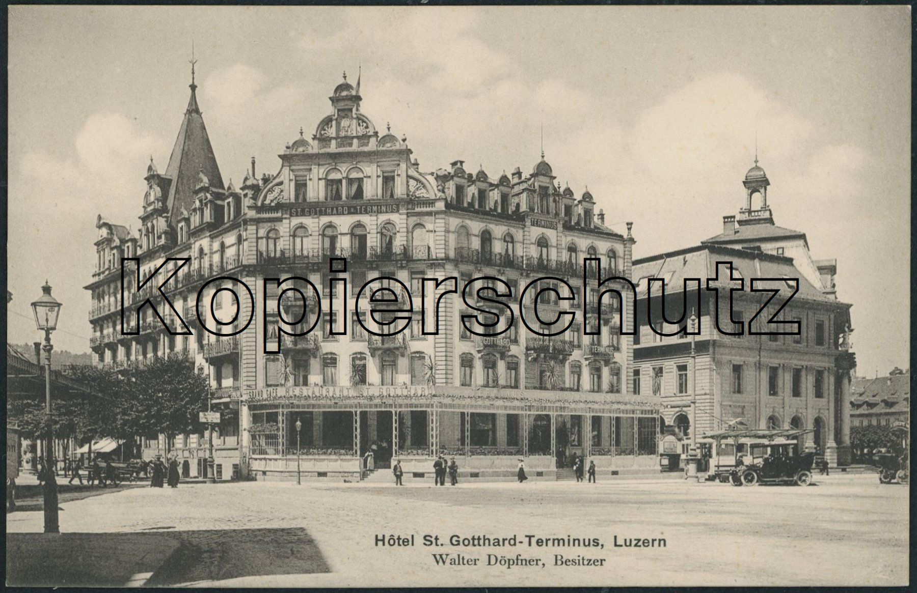 Cartoline postali: LUS Luzern - Post - Tram TrL - Auto – Nuovo (secondo la descrizione) da Schindellegi venduto da Jonathan77
